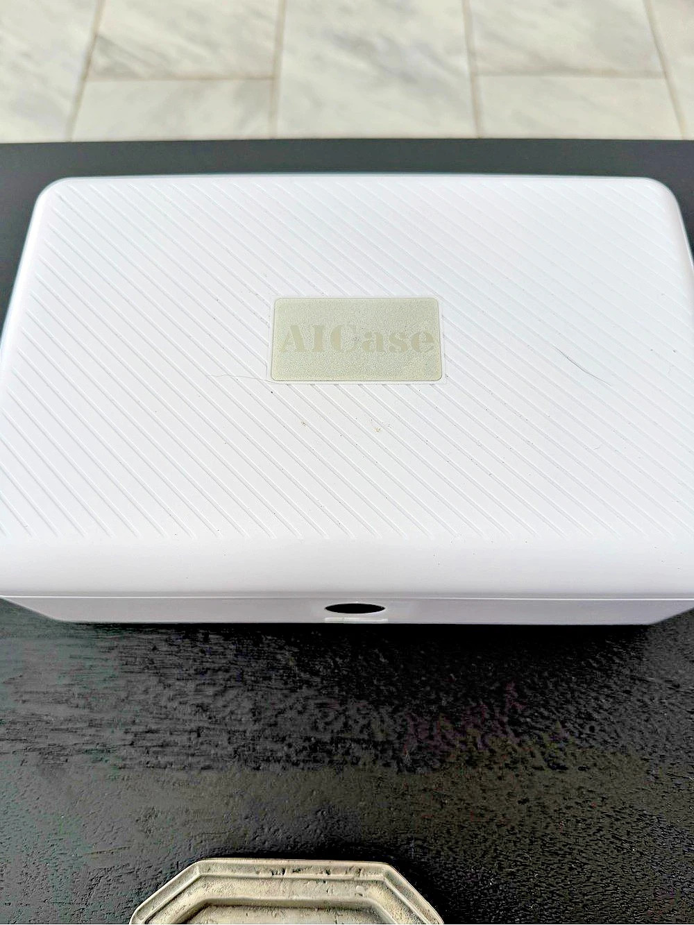 AtCase Storage Case in White & Black